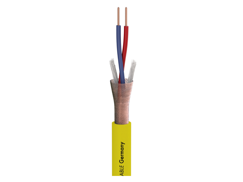 SOMMER CABLE Stage 22 Highflex; 2 x 0,22 mm2; PVC 6,40 mm przewód mikrofonowy, Żółty
